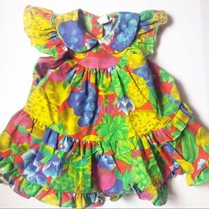 Vintage Cuties by Judy Tropical Fruit Dress 2